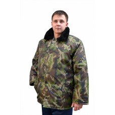 Куртка рабочая с м/в (ткань оксфорд, КМФ зеленый)